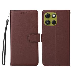 Motorola Moto G86 Power 5G / G86 5G Wallet Cover RFID Blocking – Brown