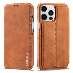 LC.IMEEKE iPhone 15 Pro Max Fodral med Stativ - Brun