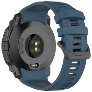 Garmin Instinct 3 45mm Watch Strap in Silicone - Blue, Grey