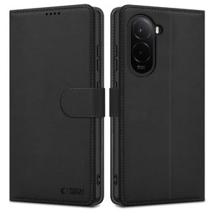 Tech-Protect Wallet Flip Cover til Xiaomi Poco M7 - Sort