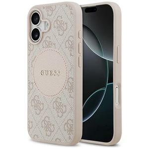 Guess 4G Circle Classic Logo MagSafe -kuori till iPhone 17 - Vaaleanpunainen