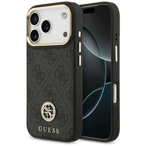 Guess 4G Strass Logo MagSafe -kuori till iPhone 17 Pro - Musta