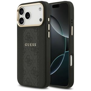 Guess 4G Stripe MagSafe -kuori till iPhone 17 Pro Max - Musta