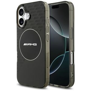 Mercedes AMG Double Layer Smocked MagSafe -kuori till iPhone 17 - Musta
