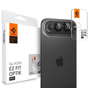Spigen iPhone Air Linsebeskyttelse Optik Pro Glas.tR EZ FIT 2-pak - Sort