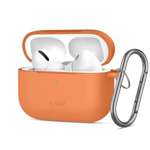Tech-Protect Silicone Hook Kuori AirPods Pro - Oranssi