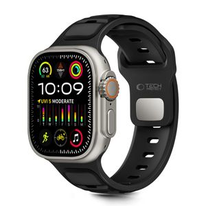 Tech-Protect IconBand Line Kellonranneke Apple Watch 44/45/46/49mm - Musta