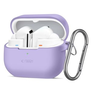 Tech-Protect Silicone Hook Deksel for Samsung Galaxy Buds 3 / 3 FE / 3 Pro - Lilla