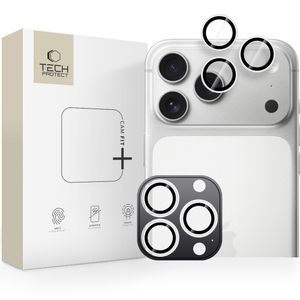 Tech-Protect Camring Fit+ iPhone 14/15/16/17 Pro/Pro Max Linsebeskyttelse - Sølv