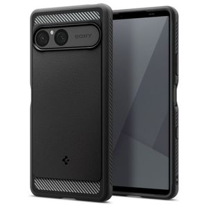 Spigen Rugged Armor Deksel til Sony Xperia 10 VII - Matt Svart