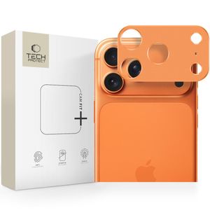 Tech-Protect iPhone 17 Pro Linsebeskyttelse Camalloy Fit+ - Orange