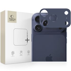 Tech-Protect Camalloy Fit+ iPhone 17 Pro Max Linsebeskyttelse - Mørkeblå
