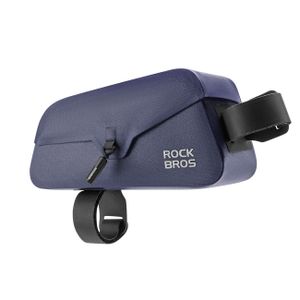 Rockbros Vattentät cykelramväska med magnetstängning, 0,9L - Blå