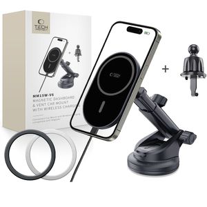 Tech-Protect MM15W-V6 MagSafe Telefonhållare Bil – Svart