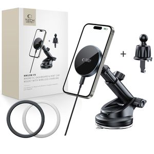 Tech-Protect MM15W-V5 MagSafe bilhållare 15W – svart