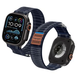 Spigen WBF0 Kellonranneke Apple Watch 44/45/46/49mm - Tummansininen