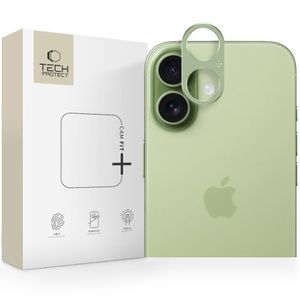 Tech-Protect iPhone 17 Linsebeskyttelse Camfull Fit+ - Grøn