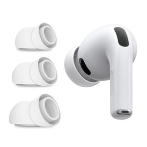 Tech-Protect korvatyynyt AirPods Pro 3:lle S / M / L, 3 kpl - valkoinen