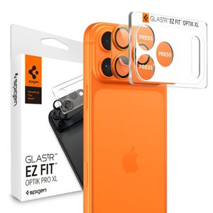 Spigen Optik Pro XL iPhone 17 Pro linsebeskyttelse - Orange