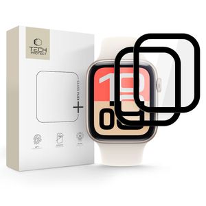 Tech-Protect Glass Flex+ Skjermbeskytter til Apple Watch 40mm, 2-pakning