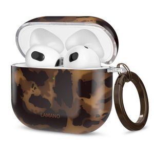 Tech-Protect Lamano Kuori AirPods 4 - Musta/ruskea