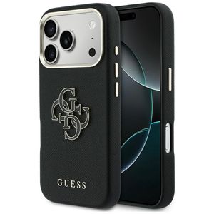 Guess FW Resin Logo -kuori till iPhone 17 Pro - Musta
