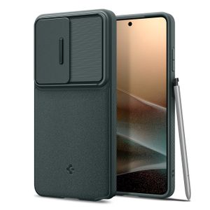 Spigen Optik Armor Skal till Samsung Galaxy S26 Ultra - Grön