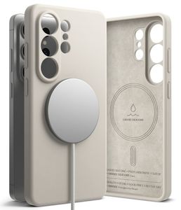 Ringke Silicone MagSafe Skal till Samsung Galaxy S26 Ultra - Beige