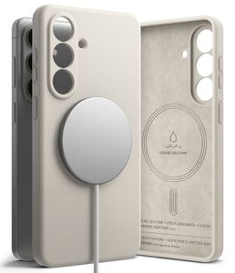 Ringke Silicone MagSafe Skal till Samsung Galaxy S26 Plus - Beige