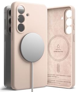 Ringke Silicone MagSafe Skal till Samsung Galaxy S26 Plus - Rosa