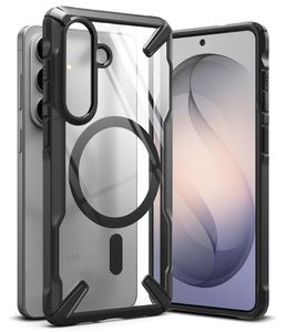 Ringke Fusion X MagSafe Skal till Samsung Galaxy S26 - Transparent Svart