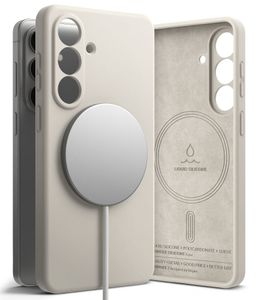 Ringke Silicone MagSafe Skal till Samsung Galaxy S26 - Beige