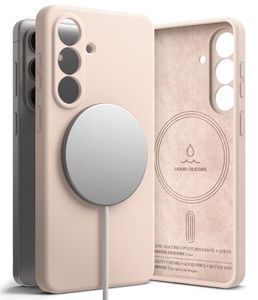 Ringke Silicone MagSafe Skal till Samsung Galaxy S26 - Rosa