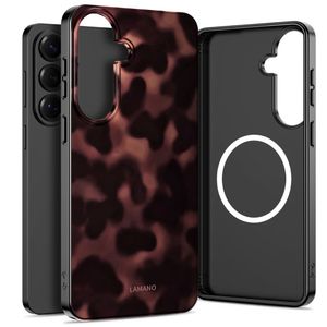 Tech-Protect Lamano MagSafe Skal till Samsung Galaxy S26 Plus - Brun/Svart