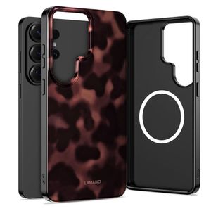 Tech-Protect Lamano MagSafe Skal till Samsung Galaxy S26 Ultra - Brun/Svart