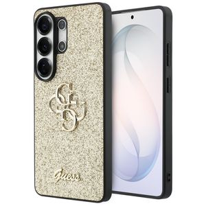 Guess Big 4G Logo Glitter Skal till Samsung Galaxy S26 Ultra - Guld
