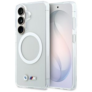 BMW Shockproof Metal Logo MagSafe Skal till Samsung Galaxy S26 - Transparent