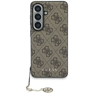 Guess 4G Classic Logo Charm MagSafe Skal till Samsung Galaxy S26 - Brun