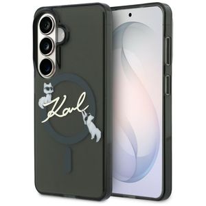 Karl Lagerfeld KC Script MagSafe Skal till Samsung Galaxy S26 - Svart
