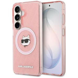 Karl Lagerfeld Repeated Choupette MagSafe Skal Samsung Galaxy S26 Plus - Rosa