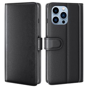 iPhone 14 Pro Max Wallet Cover - Black