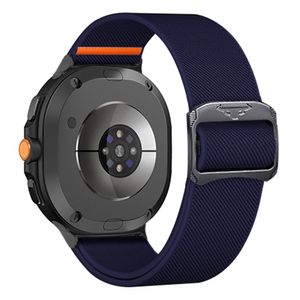 Samsung Galaxy Watch8 44mm osv. Nylon Urrem - Blå