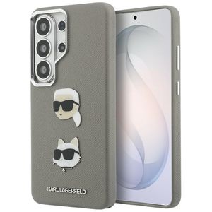 Karl Lagerfeld Saffiano Double Heads Skal Samsung Galaxy S26 Ultra - Silver