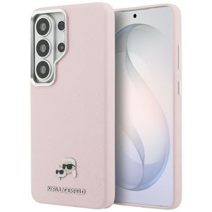 Karl Lagerfeld Saffiano KC Logo MagSafe Skal Samsung Galaxy S26 Ultra - Rosa
