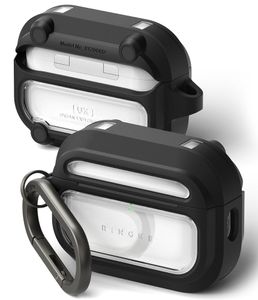 Ringke UX Magnetic AirPods Pro 3 MagSafe Skal - Svart Transparent