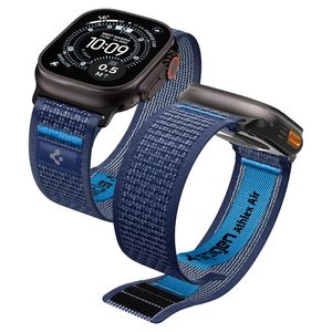 Spigen Athlex Air 2 Kellonranneke Apple Watch 44/45/46/49mm  - Tummansininen
