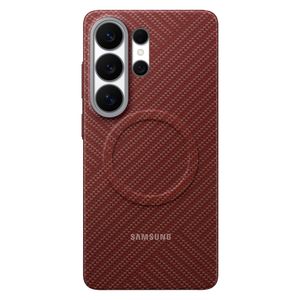 Samsung Carbon MagSafe Skal till Samsung Galaxy S26 Ultra - Röd