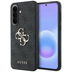 Guess Leather 4G Metal Logo Cover til Samsung Galaxy A57 5G - Sort