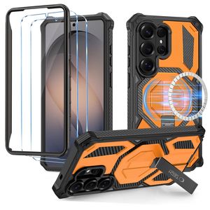 Tech-Protect Samsung Galaxy S26 Ultra MagSafe Skal + 2-pack Skärmskydd - Orange
