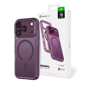 AmazingThing Minimal Mag Drop Proof 3 -kuori till iPhone 18 Pro Max - Violetti